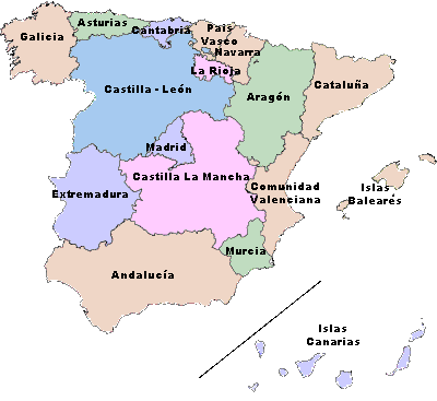 Comunidades Autónomas de España